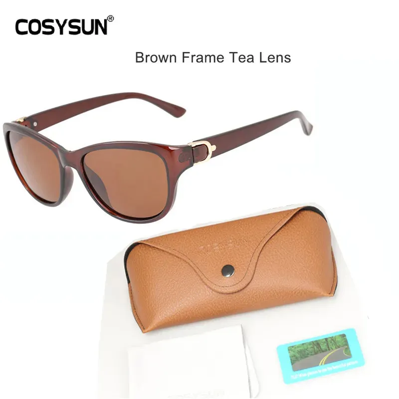 2021 Luxury Designer Women Sunglasses Polarized Cat Eye Lady Elegant Sun Glasses Female Driving Eyew