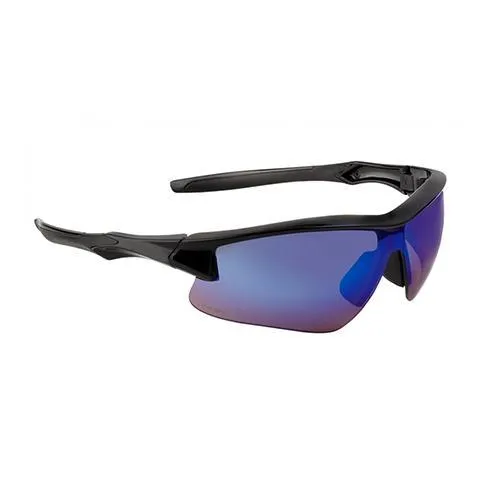 Acadia Safety Eyewear w-Hardcoat Lens - Blue Mirror Lens