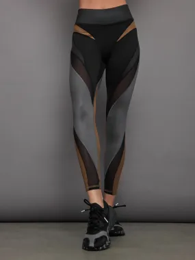 Aerial Gloss Legging - Alloy