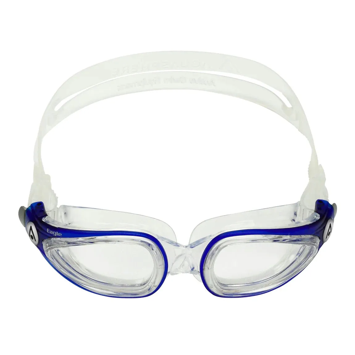 Aqua Sphere Eagle.A - Dark Black Transparent:Clear Lens