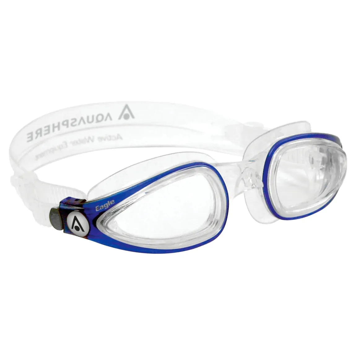 Aqua Sphere Eagle.A - Dark Black Transparent:Clear Lens