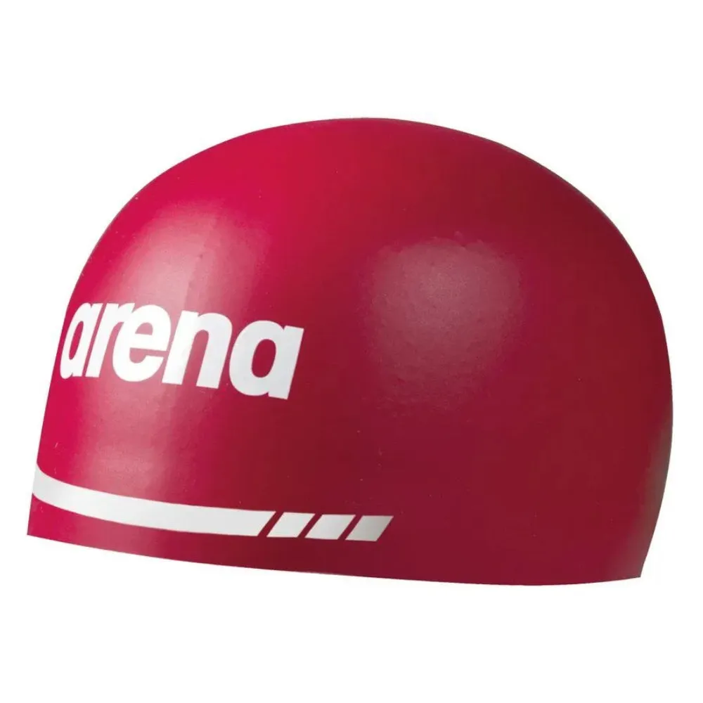 ARENA Adult 3D Soft Swimming Cap (Red)