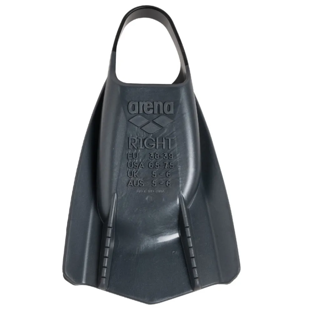 ARENA Adult Powerfin Pro II Swimming Fin (Black)