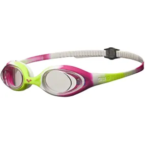 Arena girls' swimming goggles Spider 92338 16 lime fuchsia white