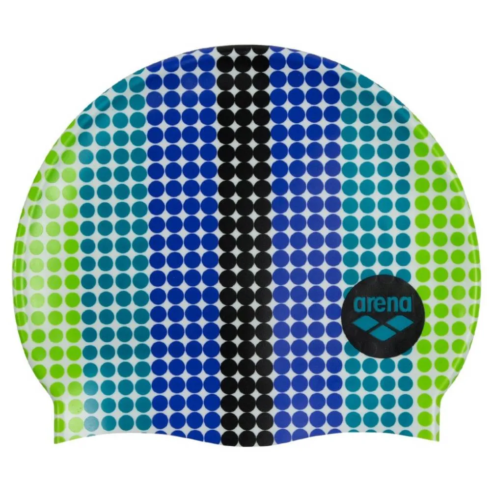 ARENA Junior's Print Swimming Cap (Circle Stripe)