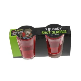 Bloody Shot Glasses 2 Pk