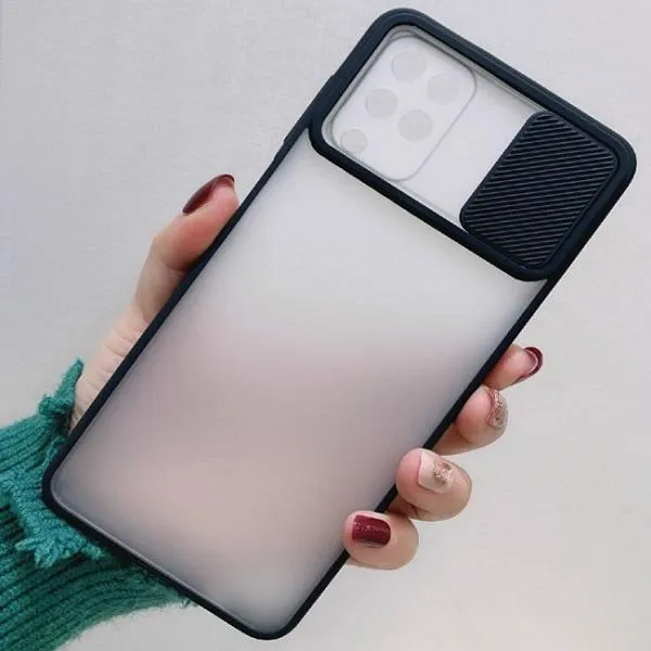 Camera Lens Slide Protection Matte Case - Samsung