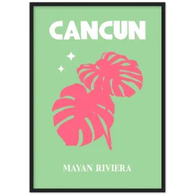 Cancun Retro Wall Art