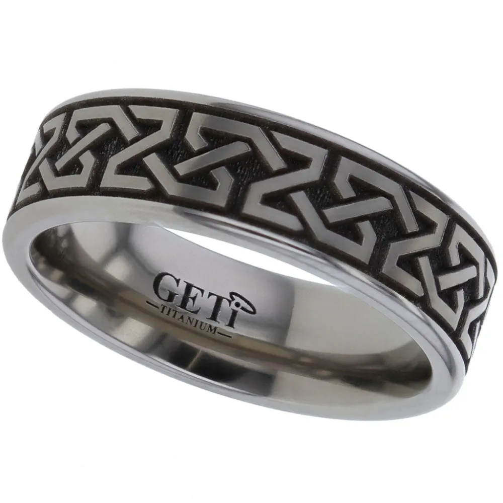 Celtic Titanium Ring - 2226-CLK9