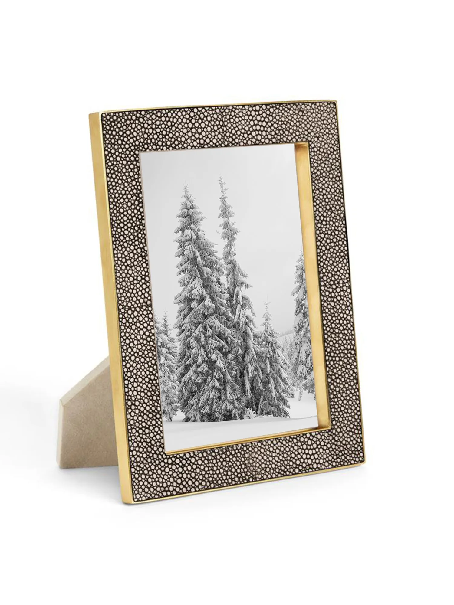 Chocolate Shagreen Frame 5X7