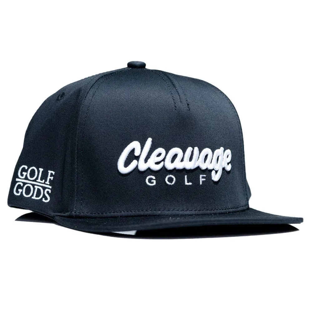 Cleavage Golf Black SnapBack Golf Hat