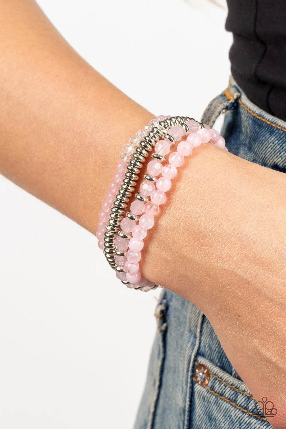 Destination Dreamscape Pink Bracelet - Paparazzi Accessories