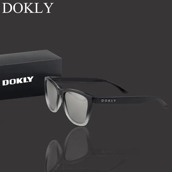 Dokly Real Polaroized Sunglasses Men and women polarized sunglasses Square Sun Glasses eyewear Oculos De Sol