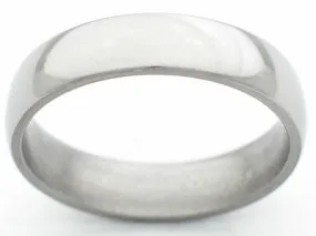 Domed Titanium Band