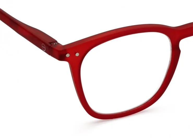 #E Reading Glasses (Red)