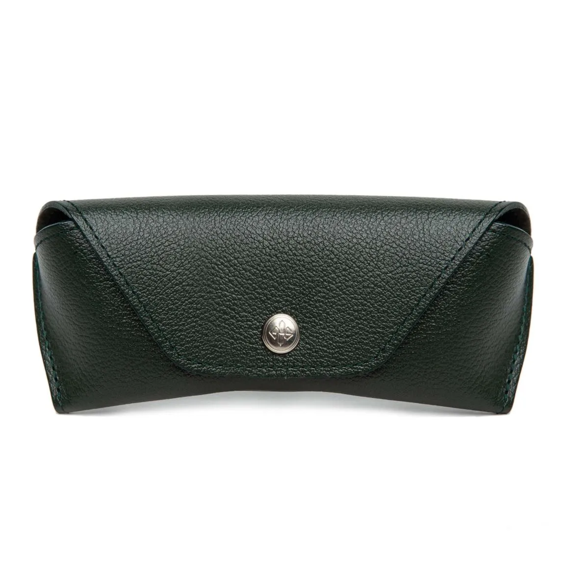 Ettinger Forest Green Capra Leather Glasses Case