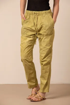 Fatigue Jogger pantalone chino donna in tela paracadute icon washes relaxed