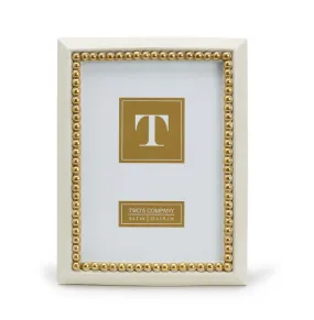 Gold Beads Photo Frame