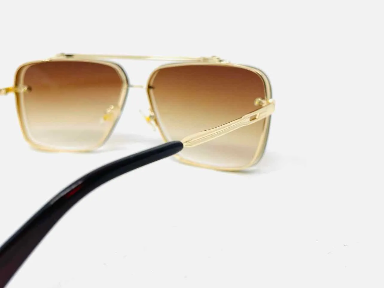 Gold/Brown W/ Case Accessories Sunglasses