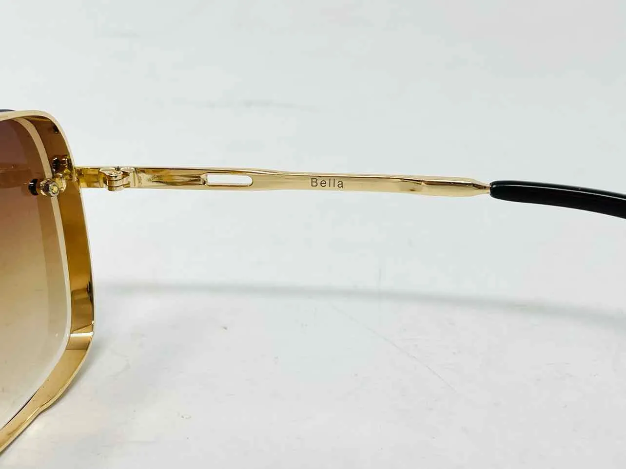 Gold/Brown W/ Case Accessories Sunglasses