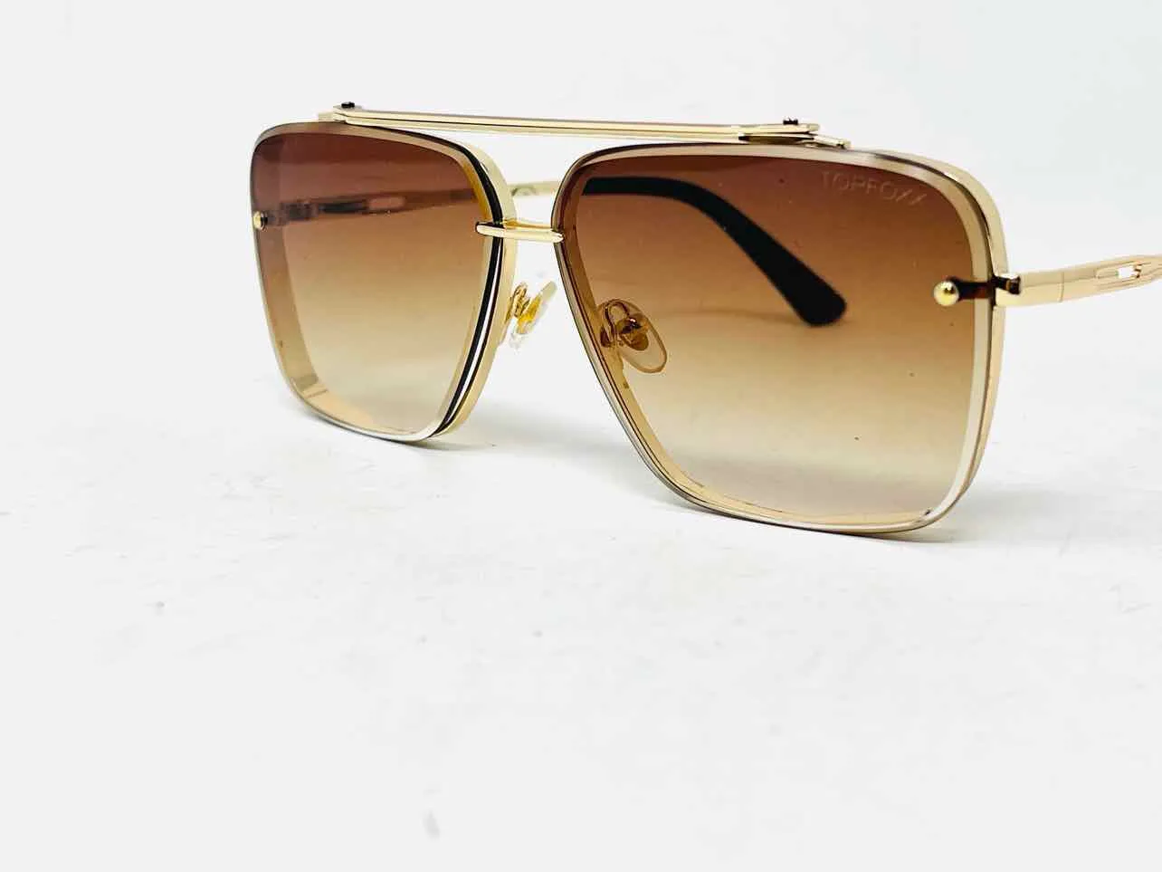 Gold/Brown W/ Case Accessories Sunglasses