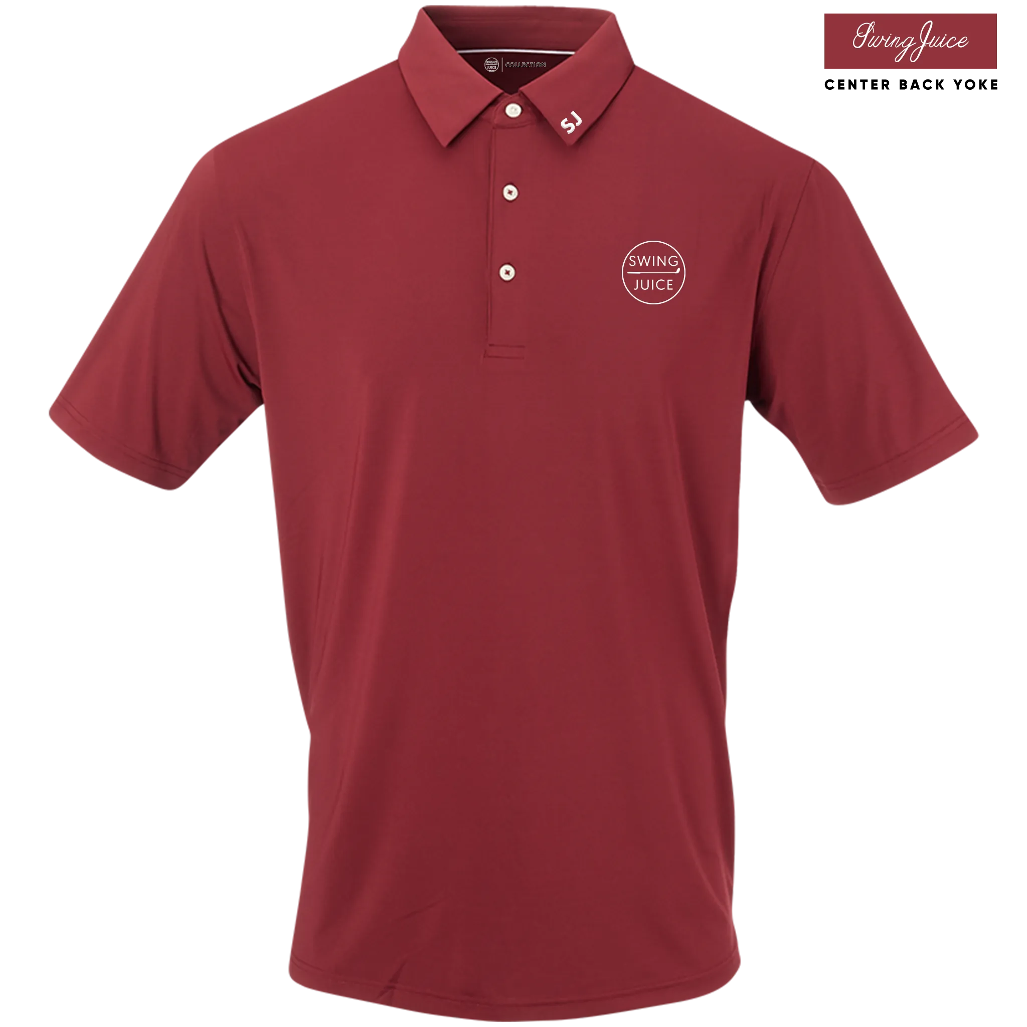 Golf Retro Men's Polo Merlot