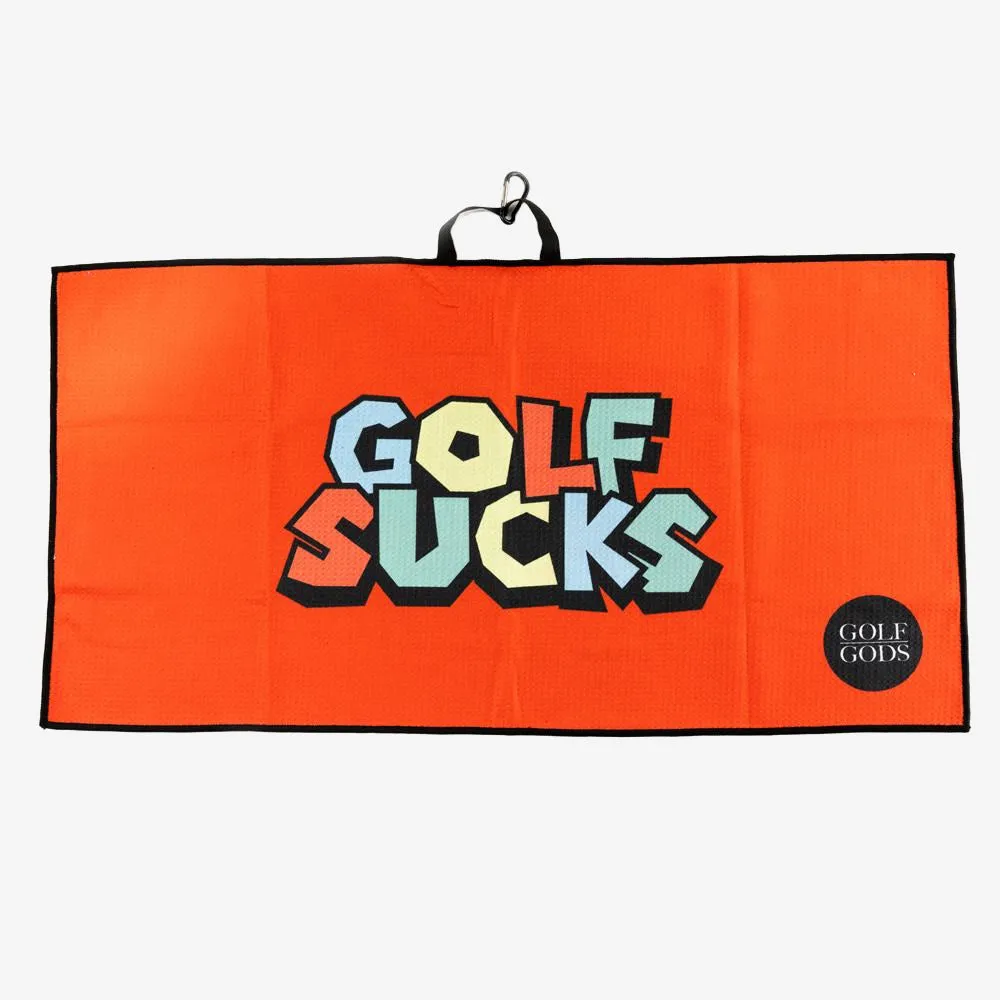 Golf Sucks Golf Towel