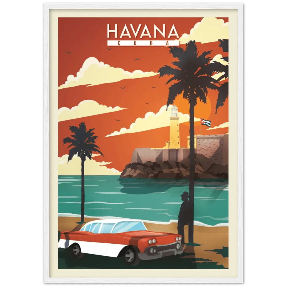 Havana Retro Wall Art