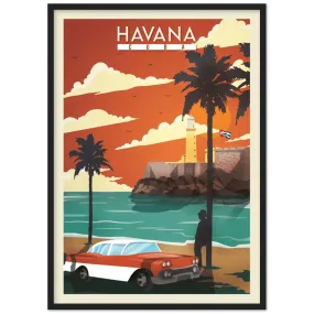 Havana Retro Wall Art