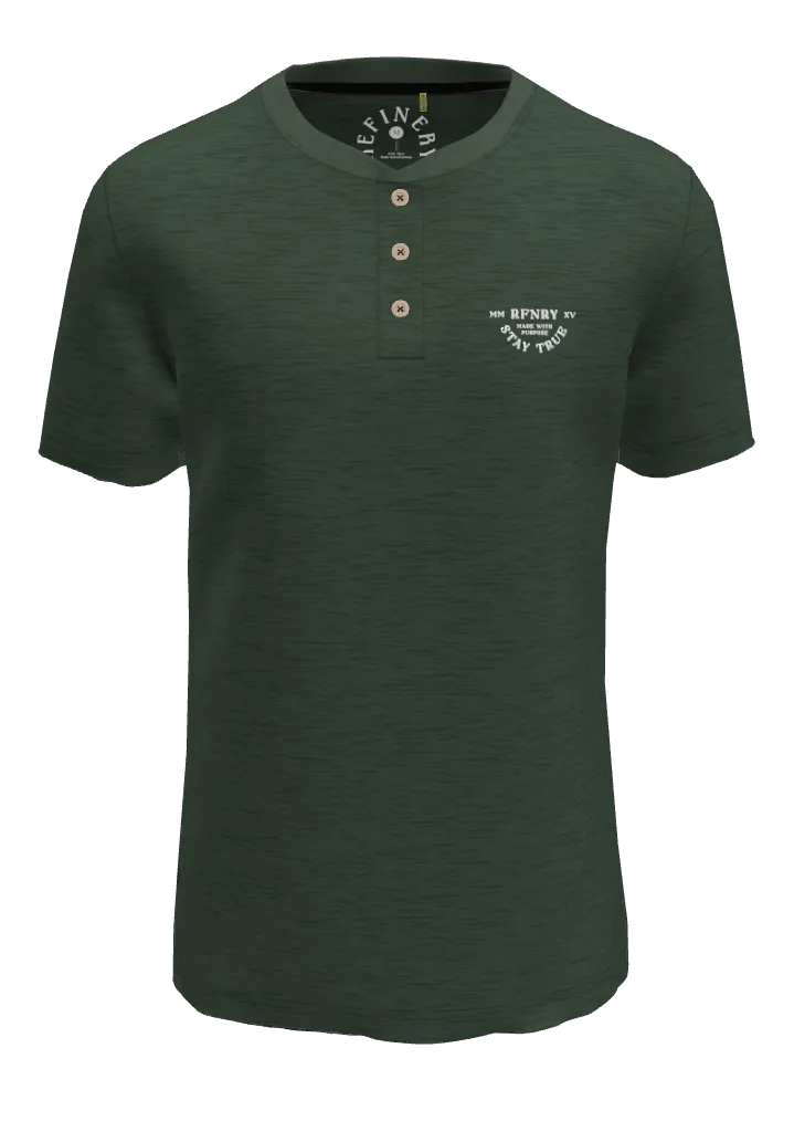 Henley T-Shirt _ 146764 _ Fatigue