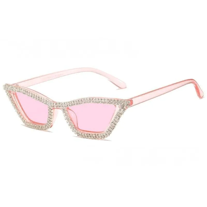 Hip-hop Style Rhinestone Glasses