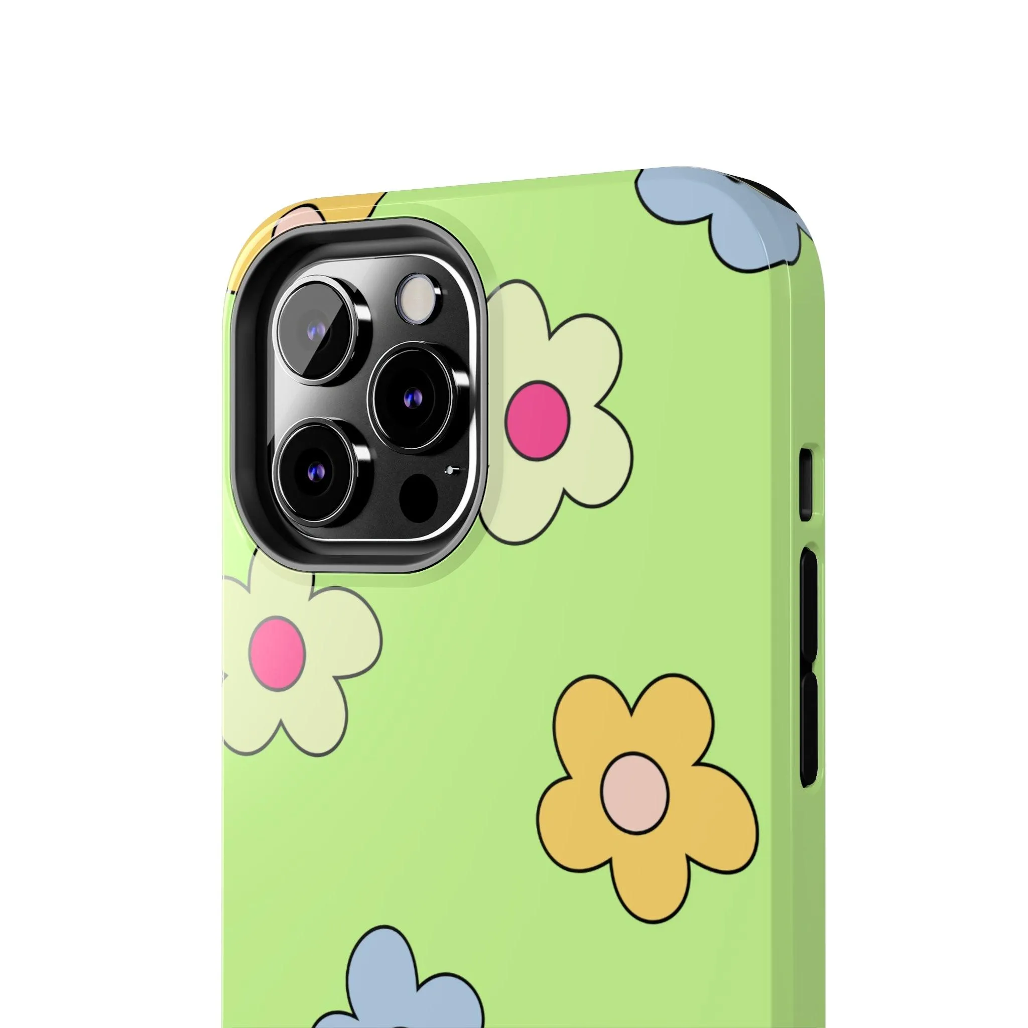 Hippie Flowers | Retro Green Case