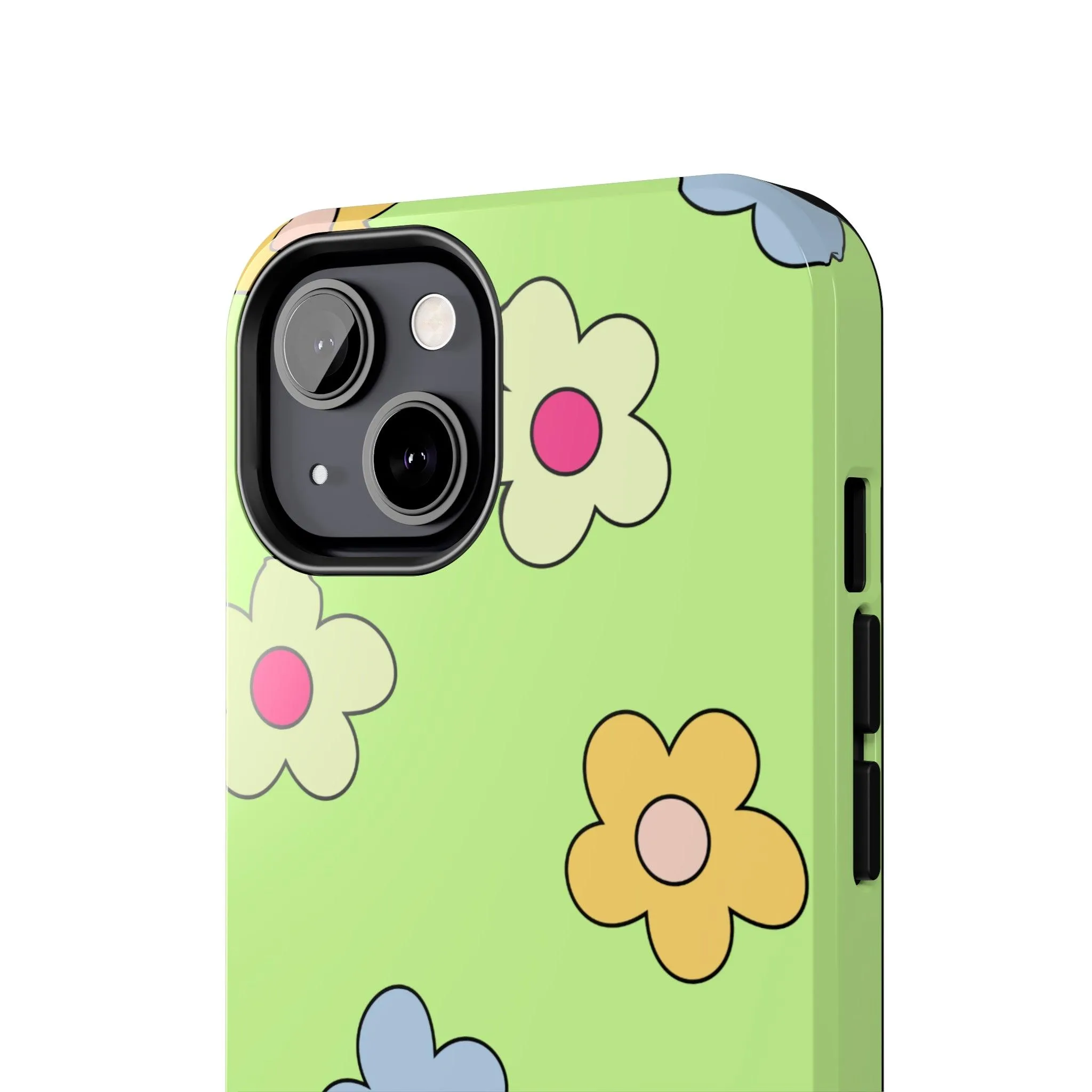 Hippie Flowers | Retro Green Case