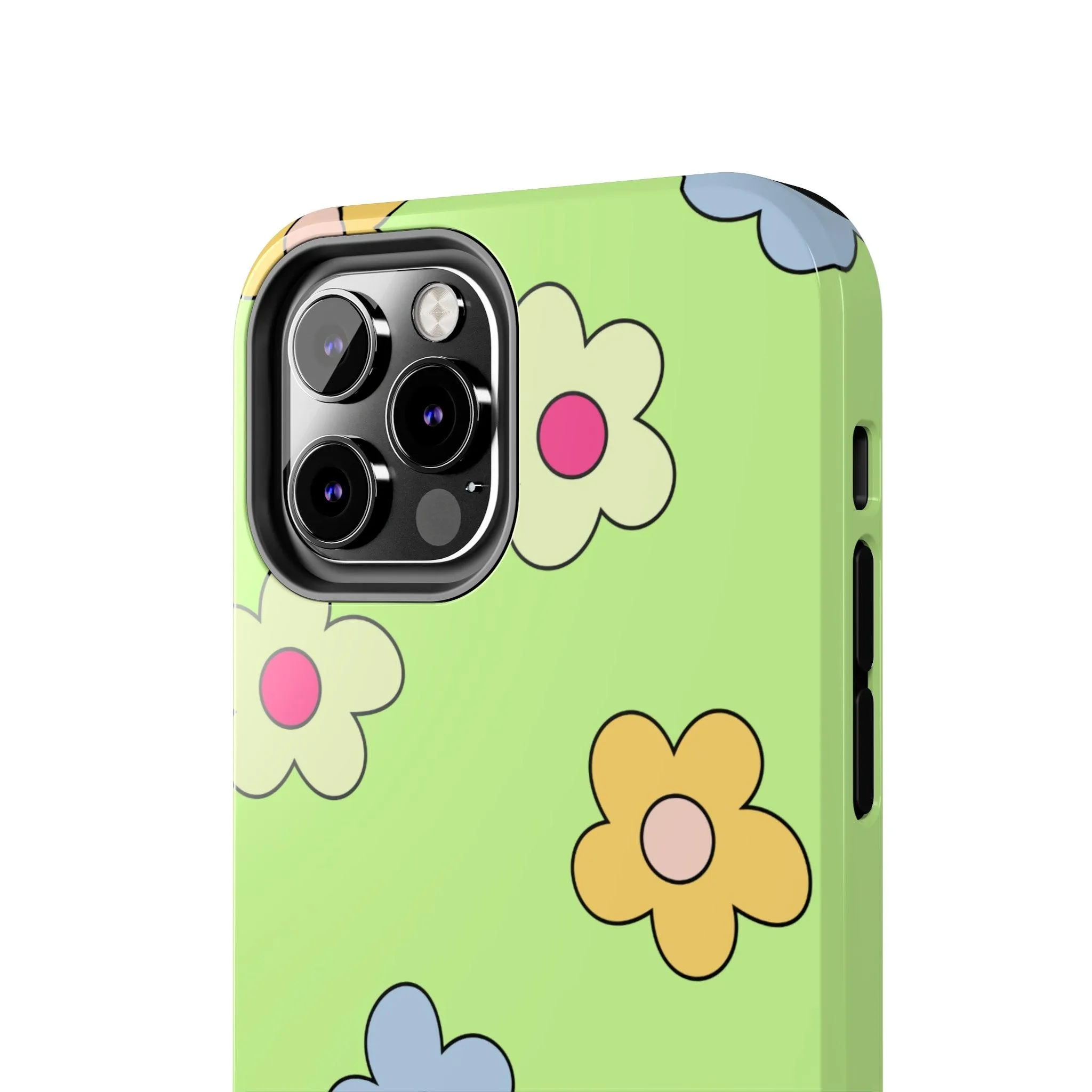 Hippie Flowers | Retro Green Case