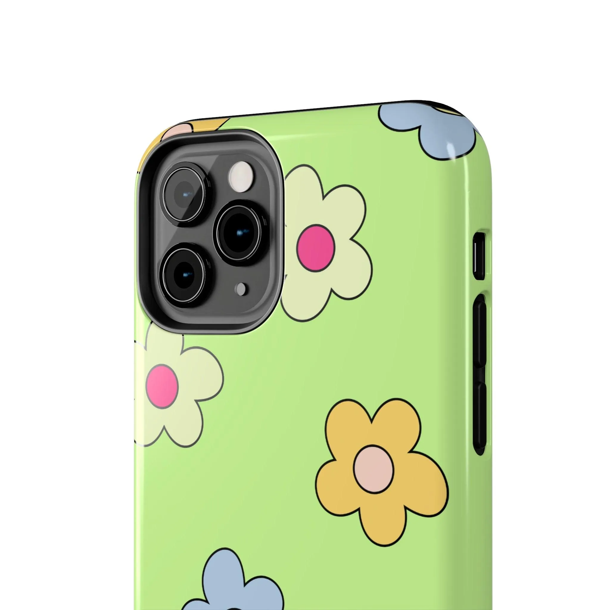 Hippie Flowers | Retro Green Case