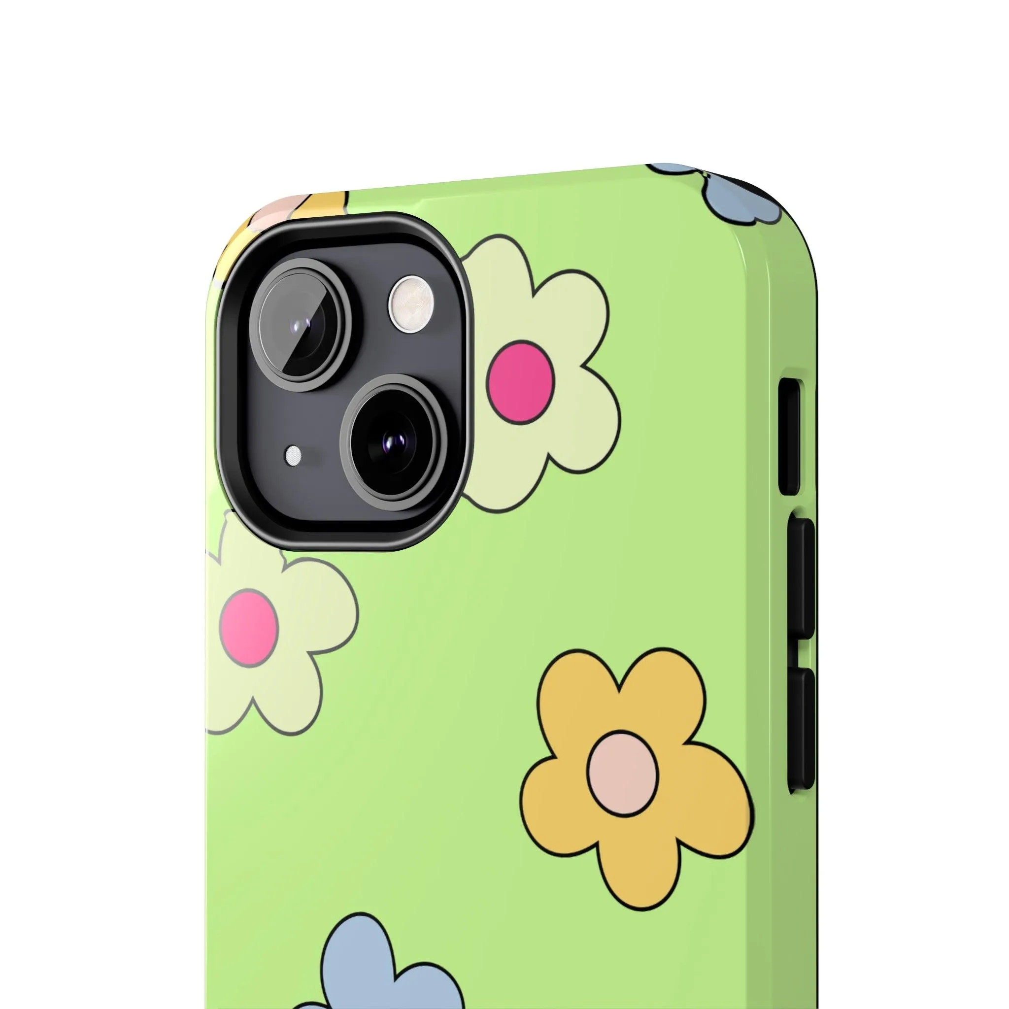 Hippie Flowers | Retro Green Case