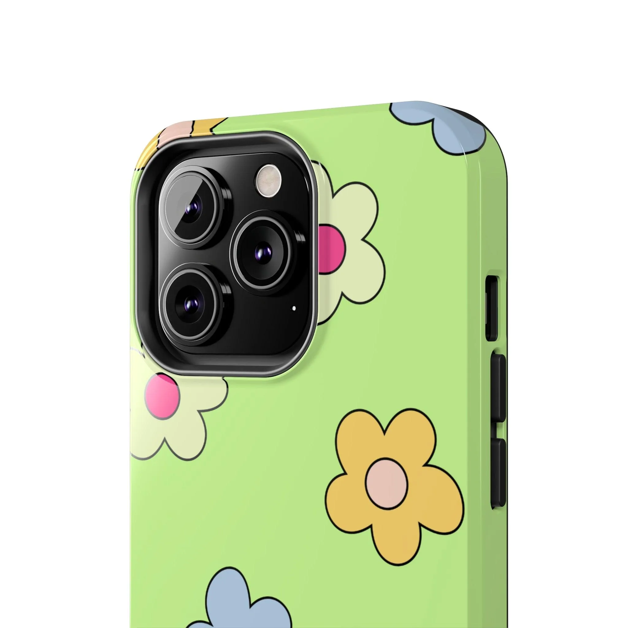 Hippie Flowers | Retro Green Case