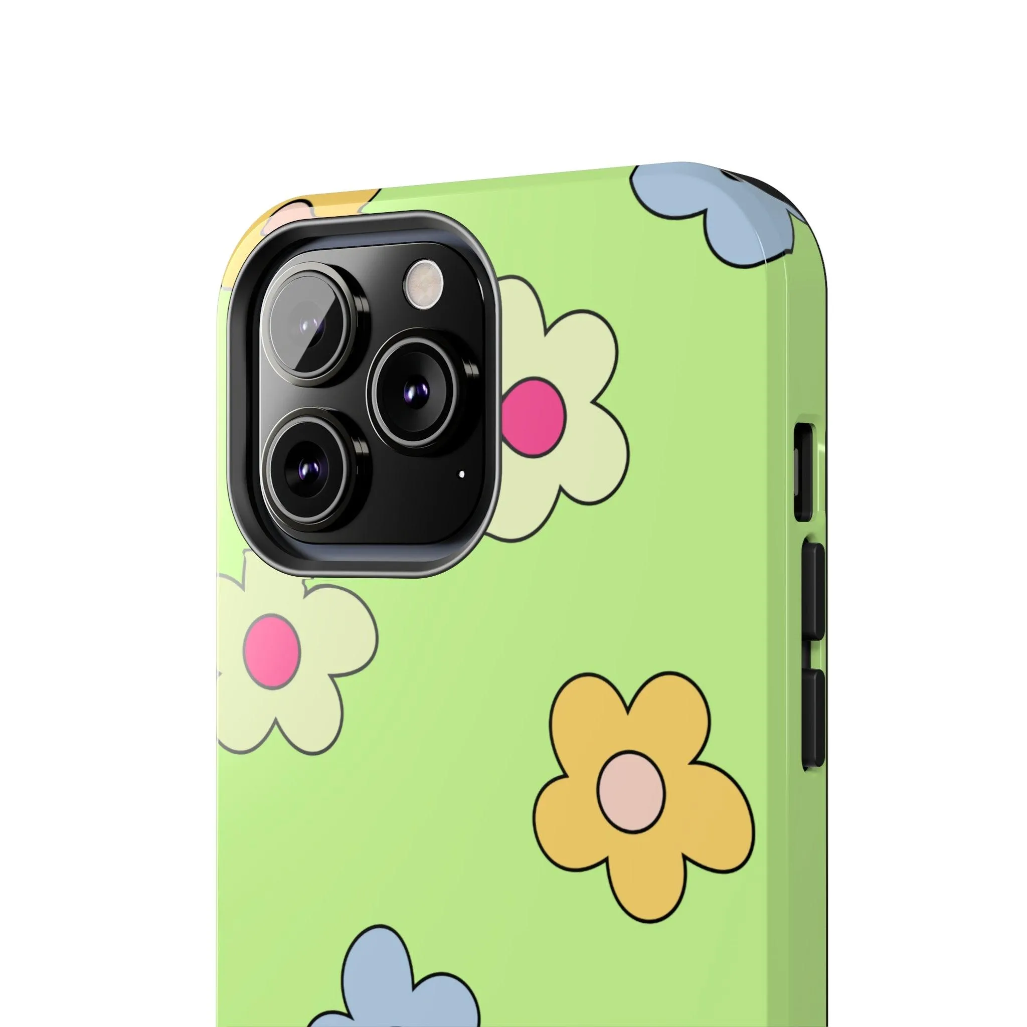 Hippie Flowers | Retro Green Case