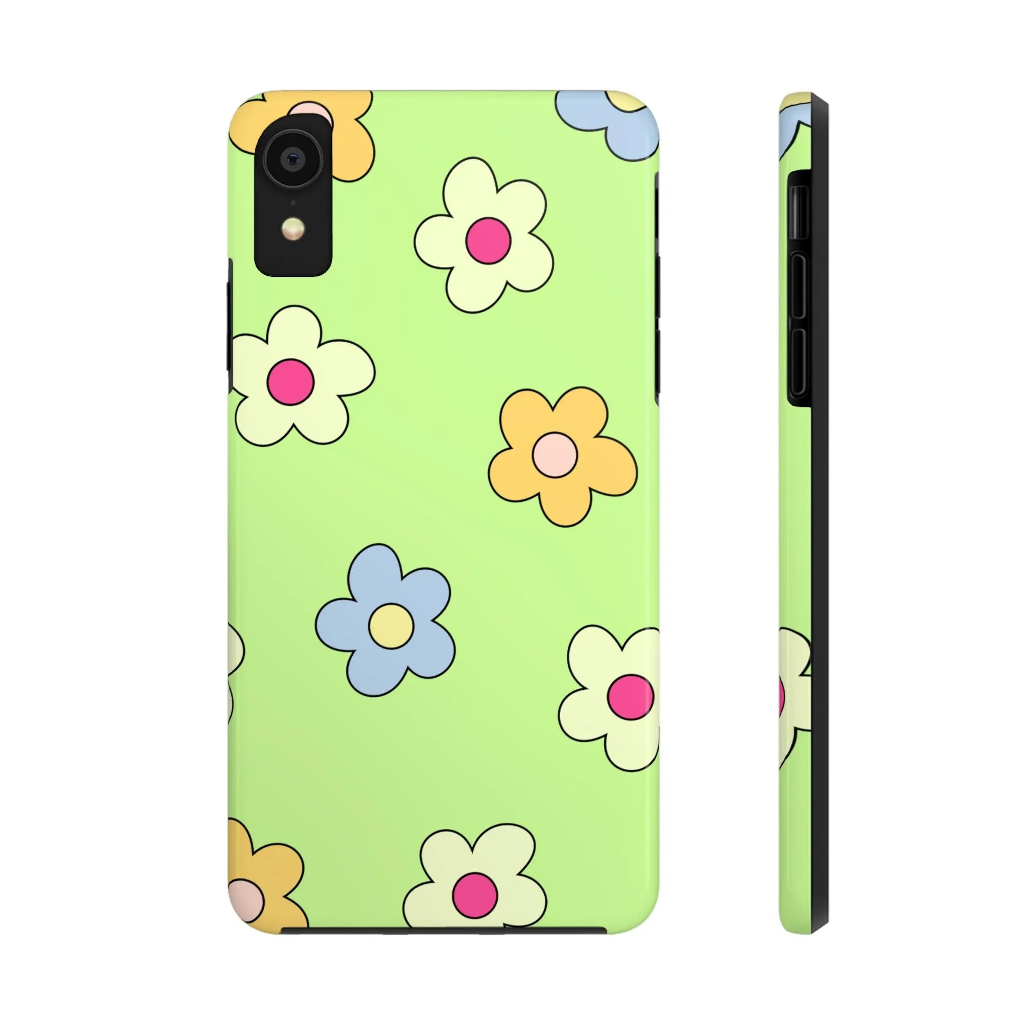 Hippie Flowers | Retro Green Case