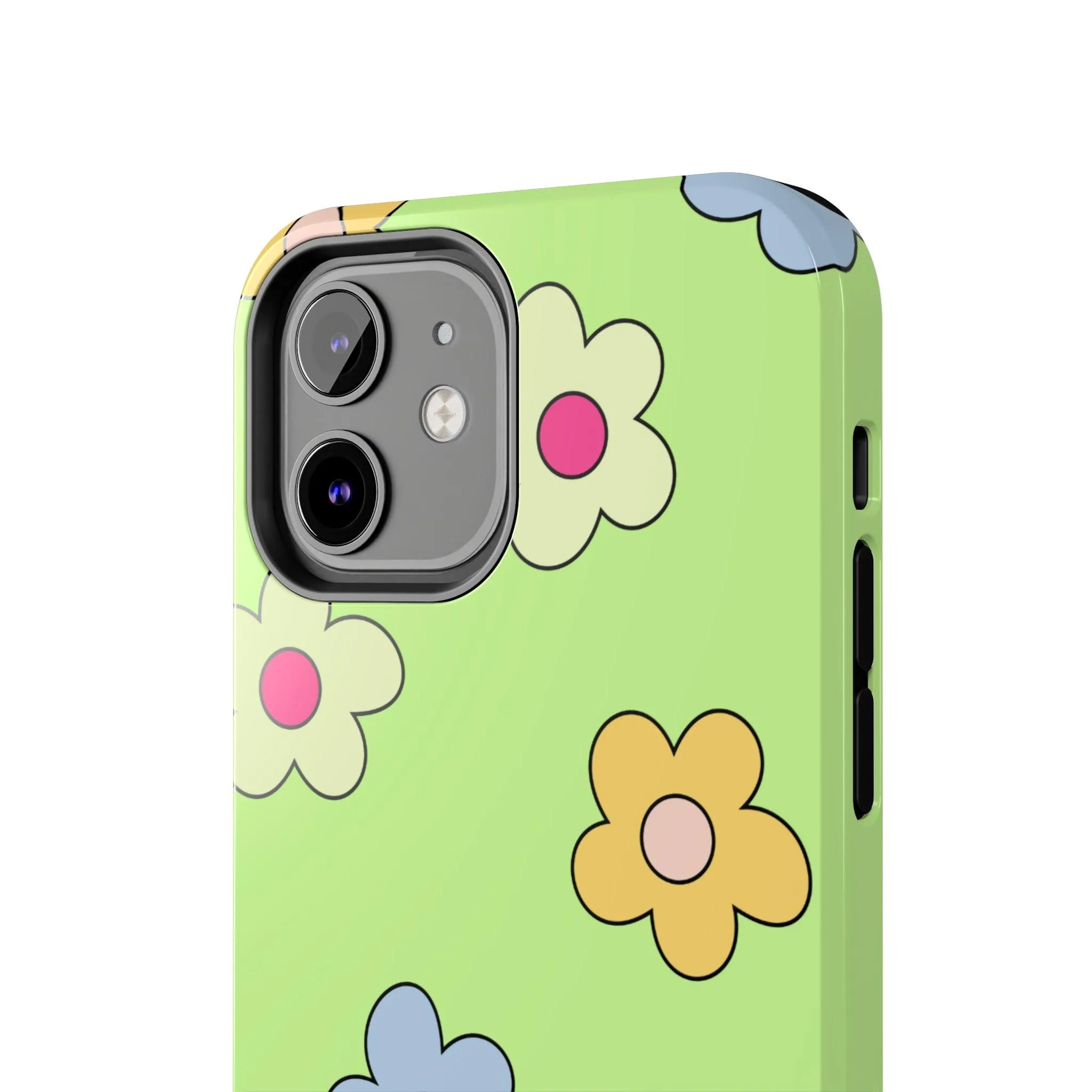 Hippie Flowers | Retro Green Case