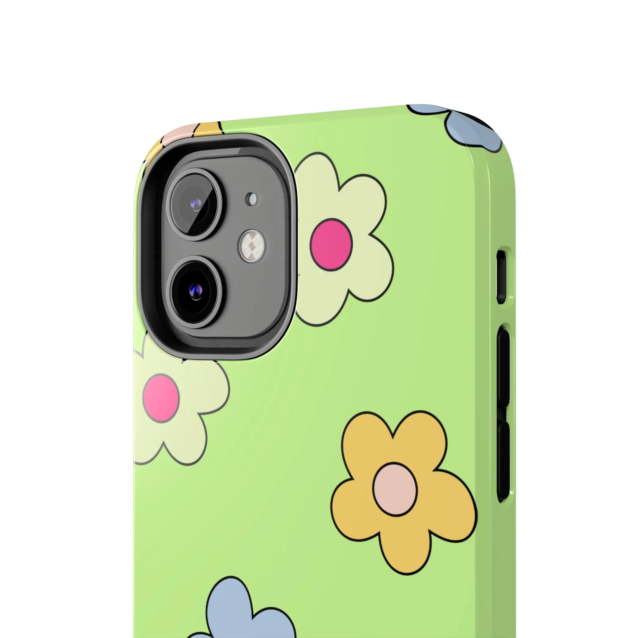 Hippie Flowers | Retro Green Case