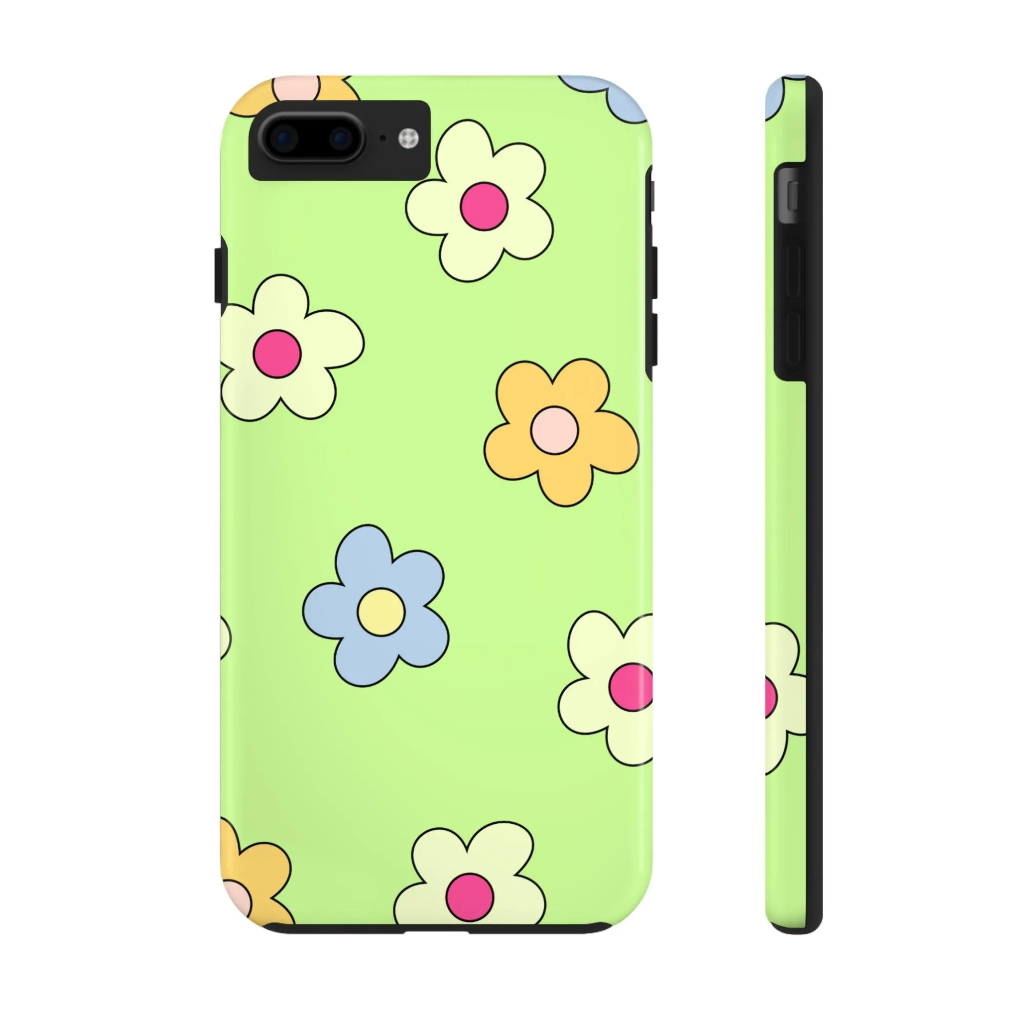 Hippie Flowers | Retro Green Case