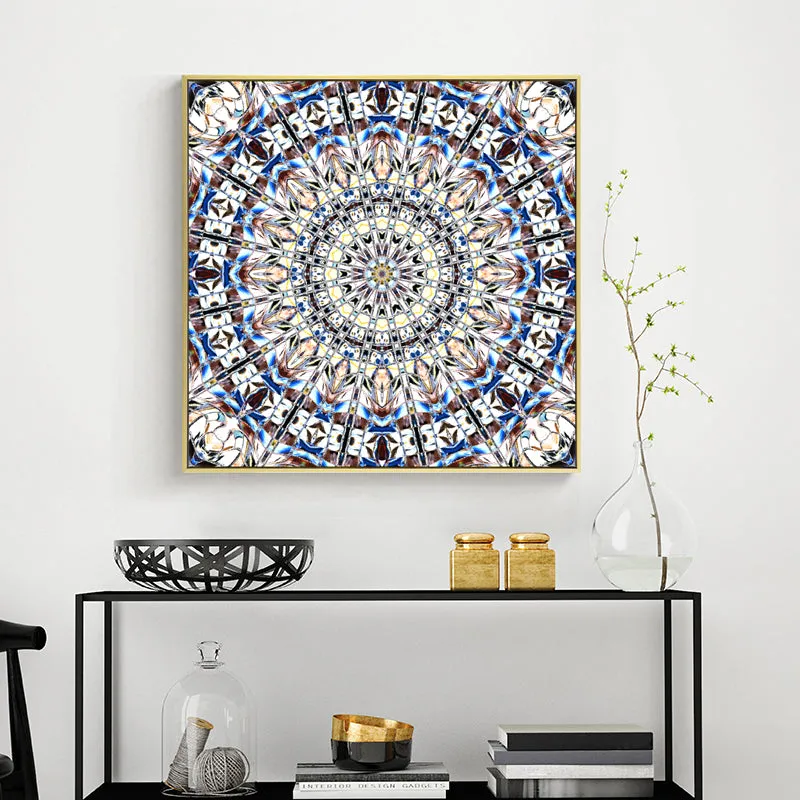 Kaleidescope Wall Art With Frame