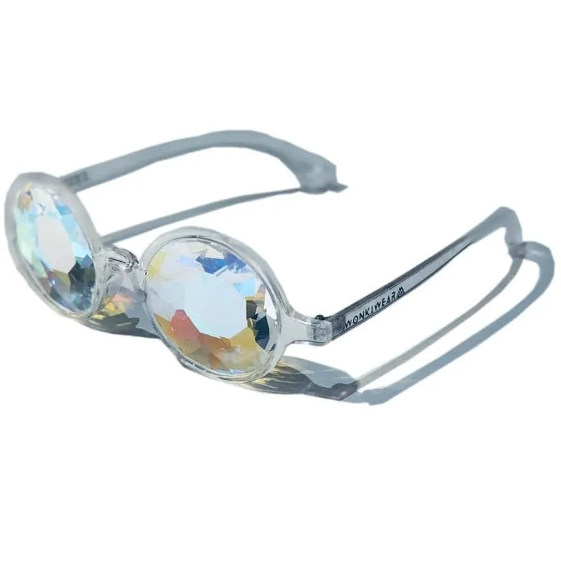 Kaleidoscope Glasses - Whirlpool (Clear)