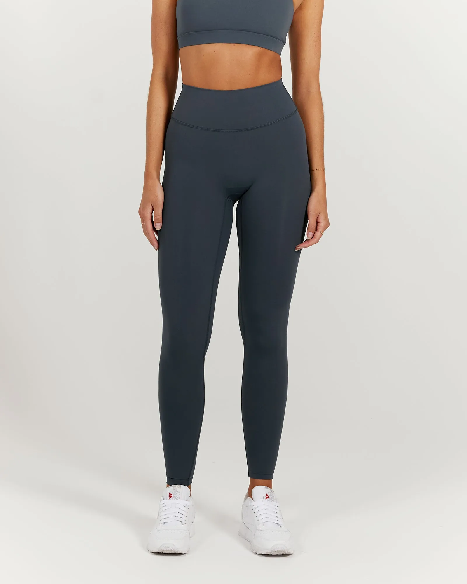 LUXE LEGGINGS 28" - ALLOY