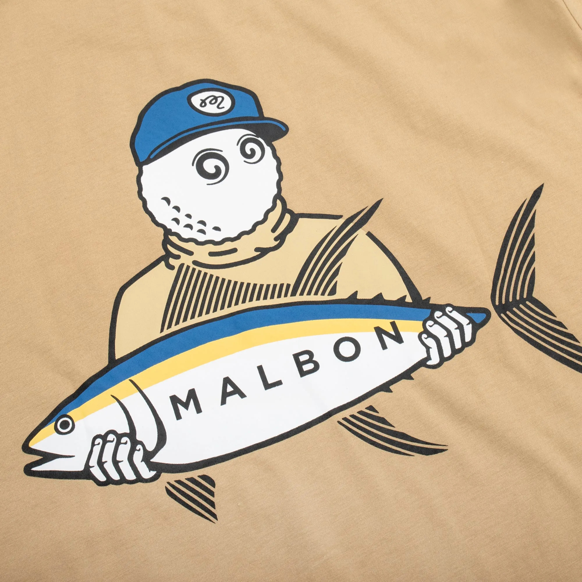 Malbon Golf Mens Golf & Tackle Tuna SS Tee