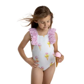 Meia Pata Girls Ice Cream Tulum Swimming Costume