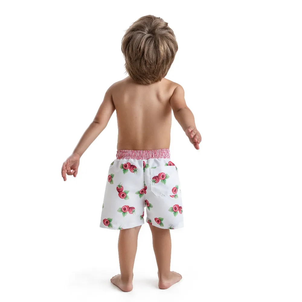 Meia Pata Raspberries Swimming Shorts