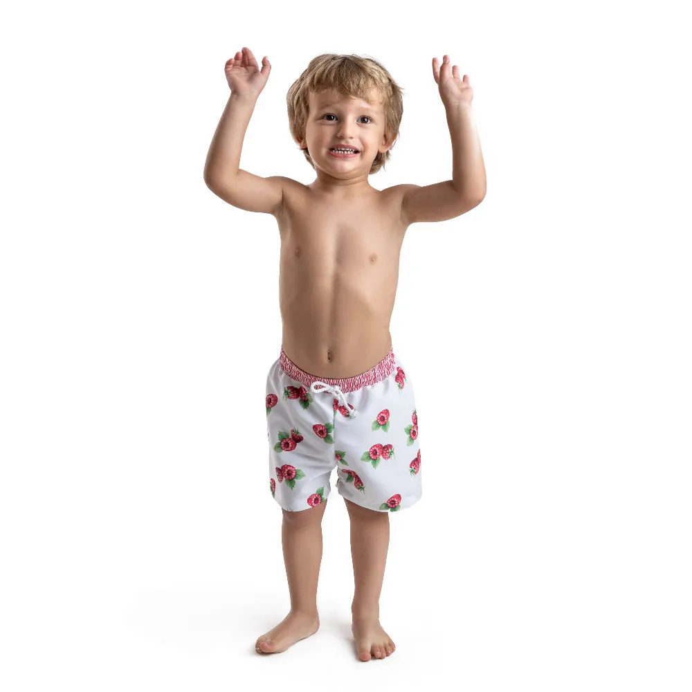 Meia Pata Raspberries Swimming Shorts