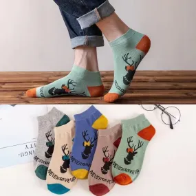 Men's boat socks retro socks